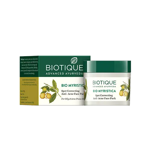 Biotique Bio Myristica Spot Correcting Anti-Acne Face Pack (20 g)