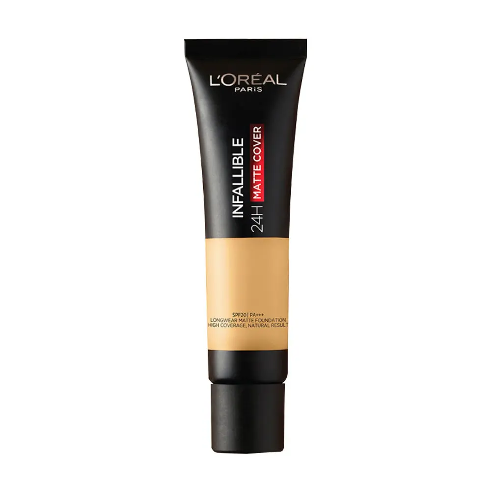 L'Oreal Paris Infallible 24H Matte Cover Liquid Foundation, 240 Natural Honey (35 ml)