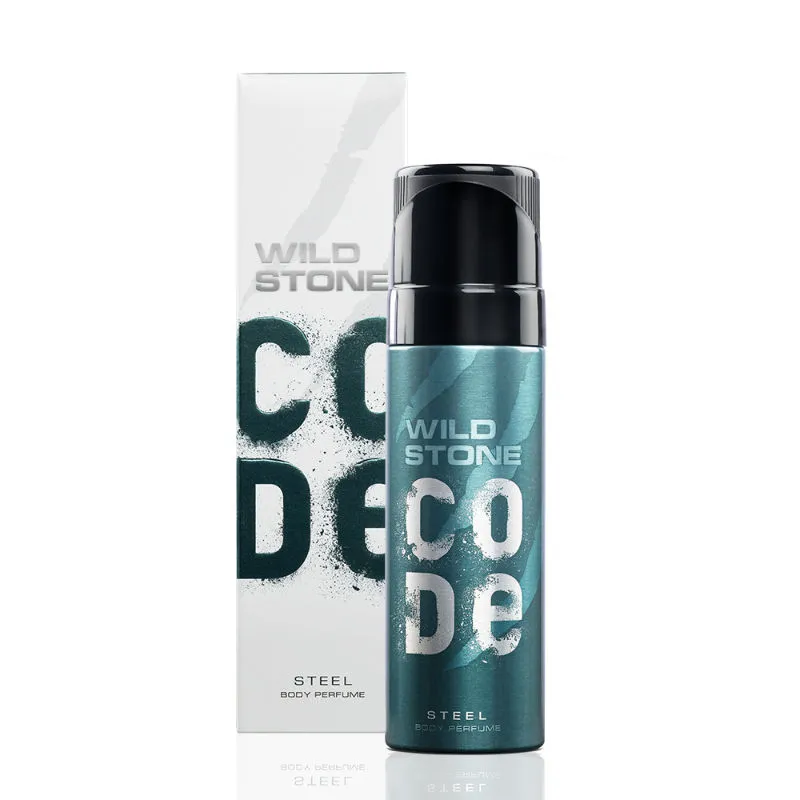 Wild Stone Code Steel Body Perfume For Men