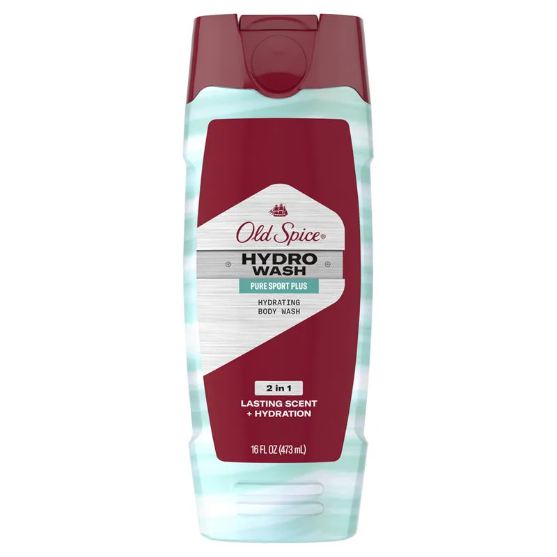 Old Spice Hydro Wash Body Wash Hardest Working Collection Pure Sport Plus