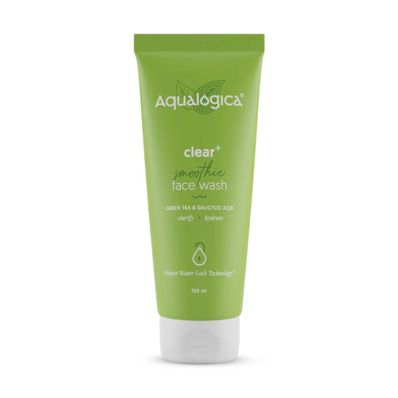 Aqualogica Clear+ Smoothie Face Wash with Green Tea & Salicylic Acid