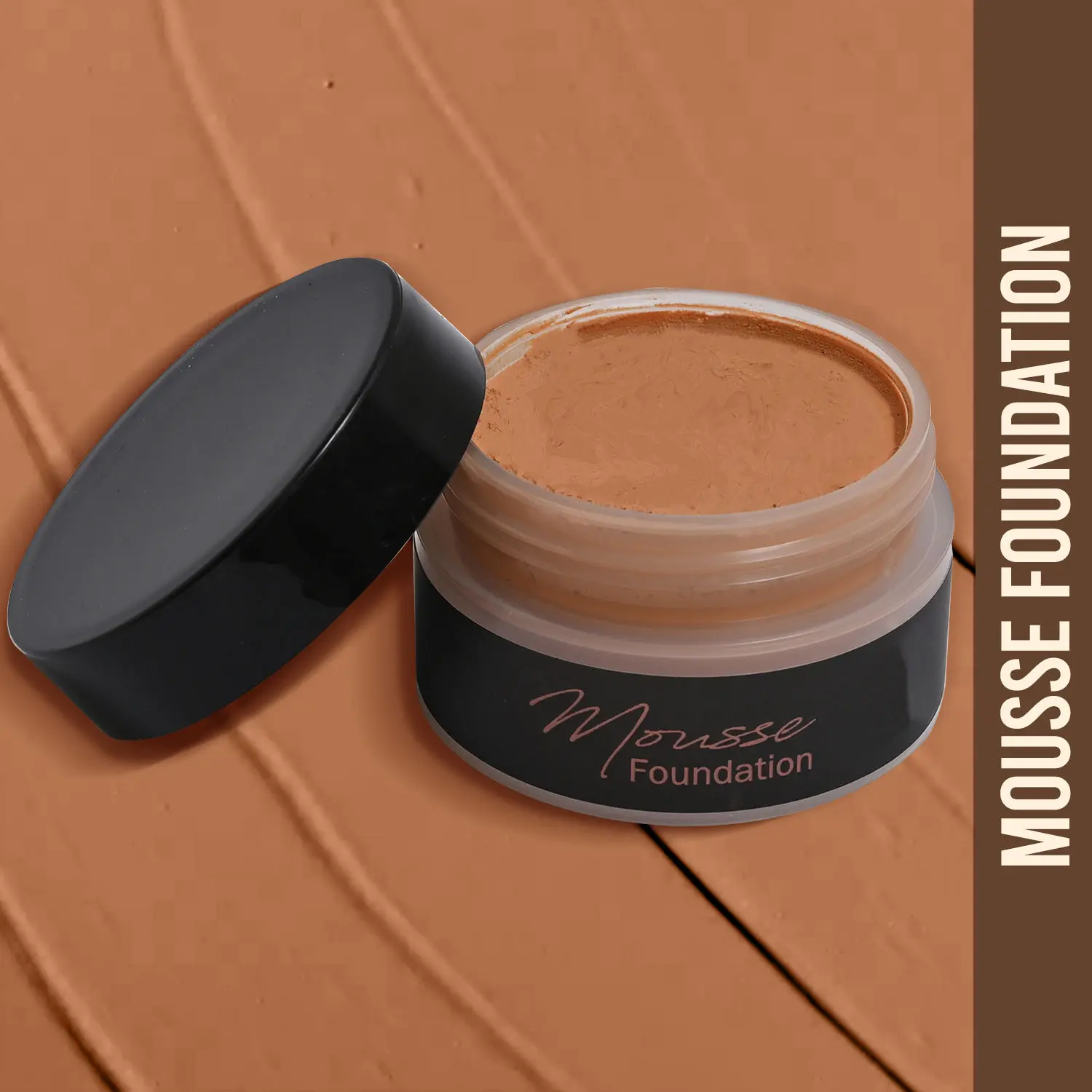 NY Bae Mousse Foundation - Walnut 08 (22 g) | Dusky Skin | Warm Undertone | Matte Finish | Enriched With 8 Miracle Oils | Long Wearing