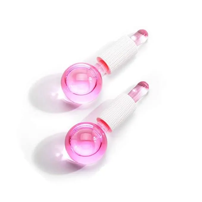 FYOLI Ice Globe Facial Roller Massager For Depuffing, Skin Tightening And Anti-Aging