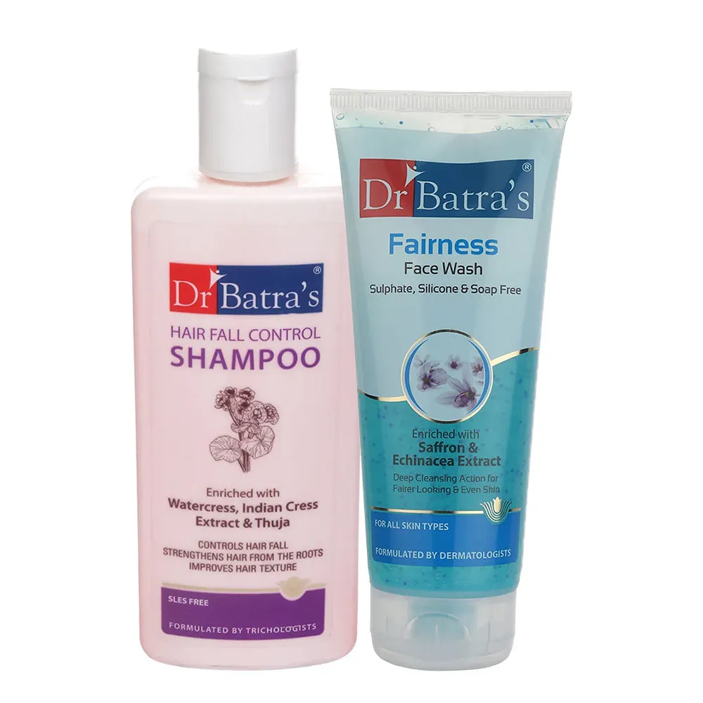 Dr.Batra's Hair Fall Control Shampoo & Fairness Face Wash