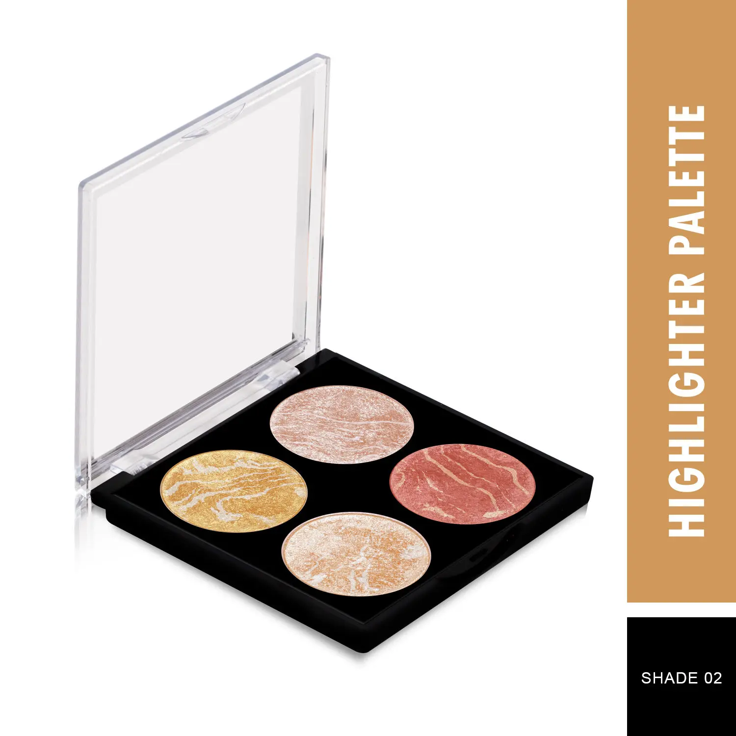 Swiss Beauty Highlighter Palette - 2 - 10 gm