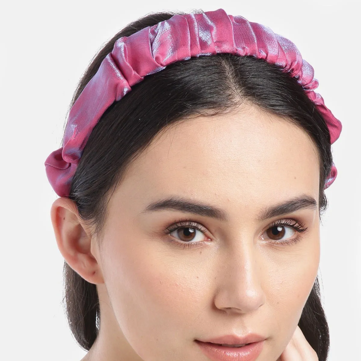 Blueberry Multi Pleated Hair Band