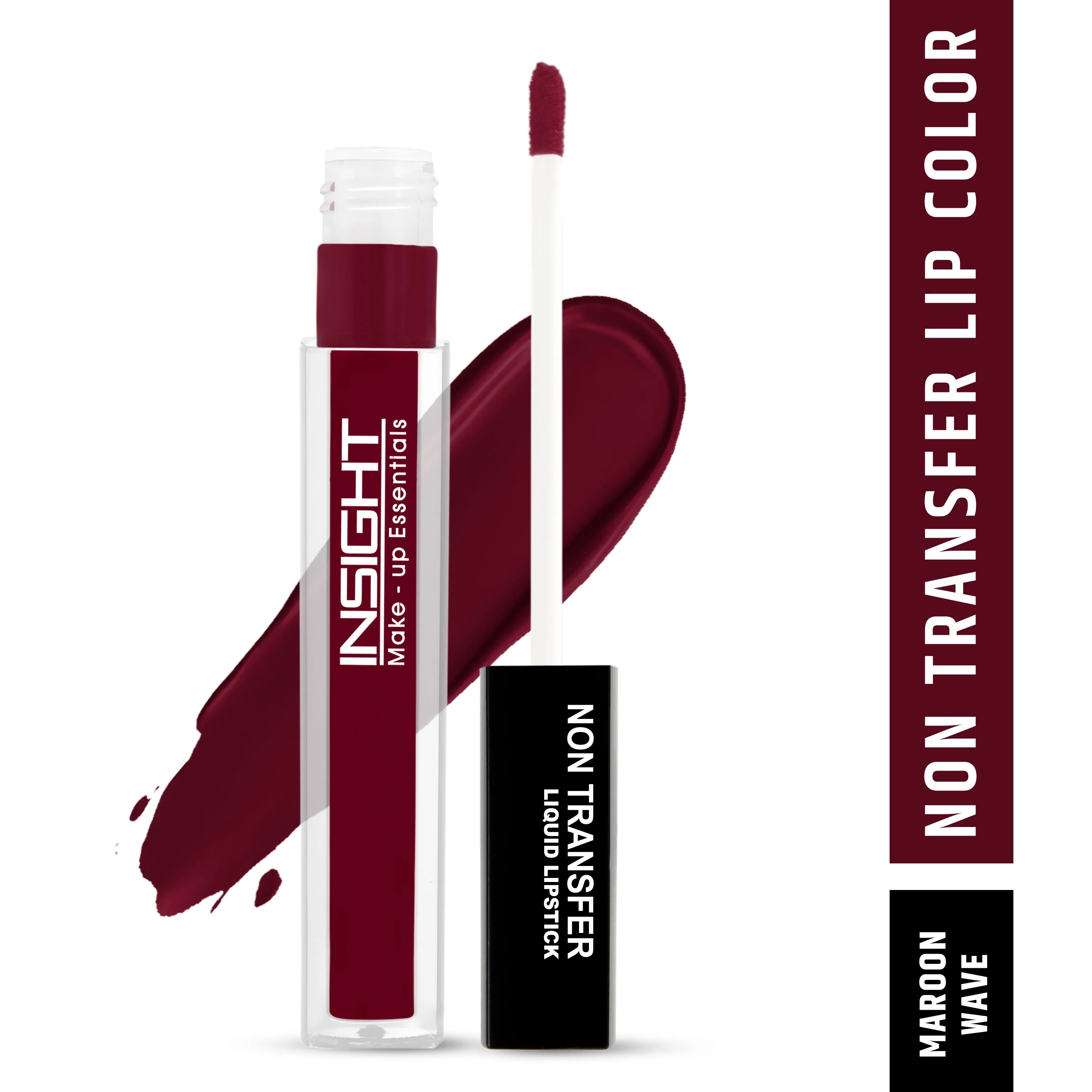 Insight Cosmetics Non Transfer Liquid Lipstick - V6 Maroon Wave