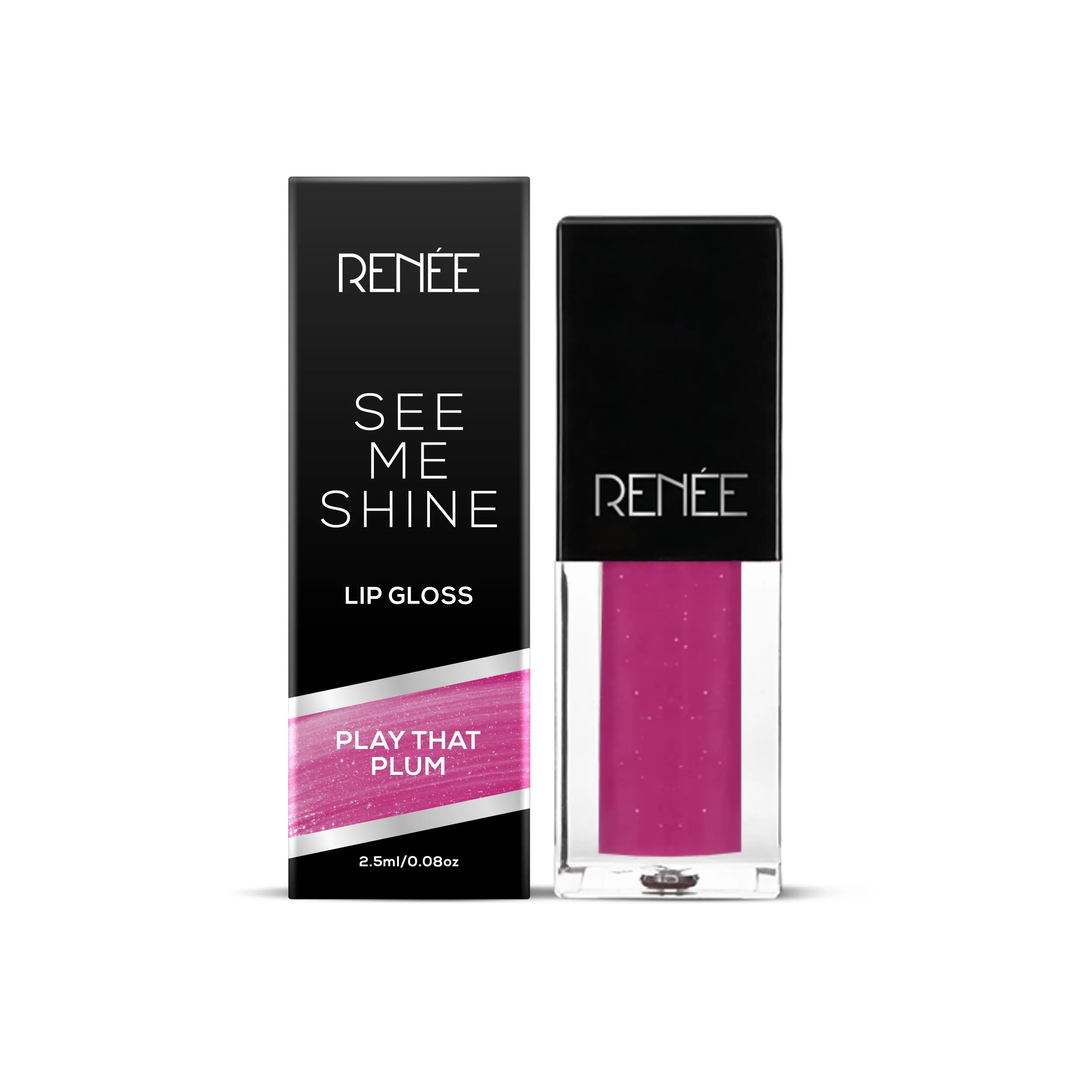 Renee Cosmetics See Me Shine Lip Gloss - Play That Plum