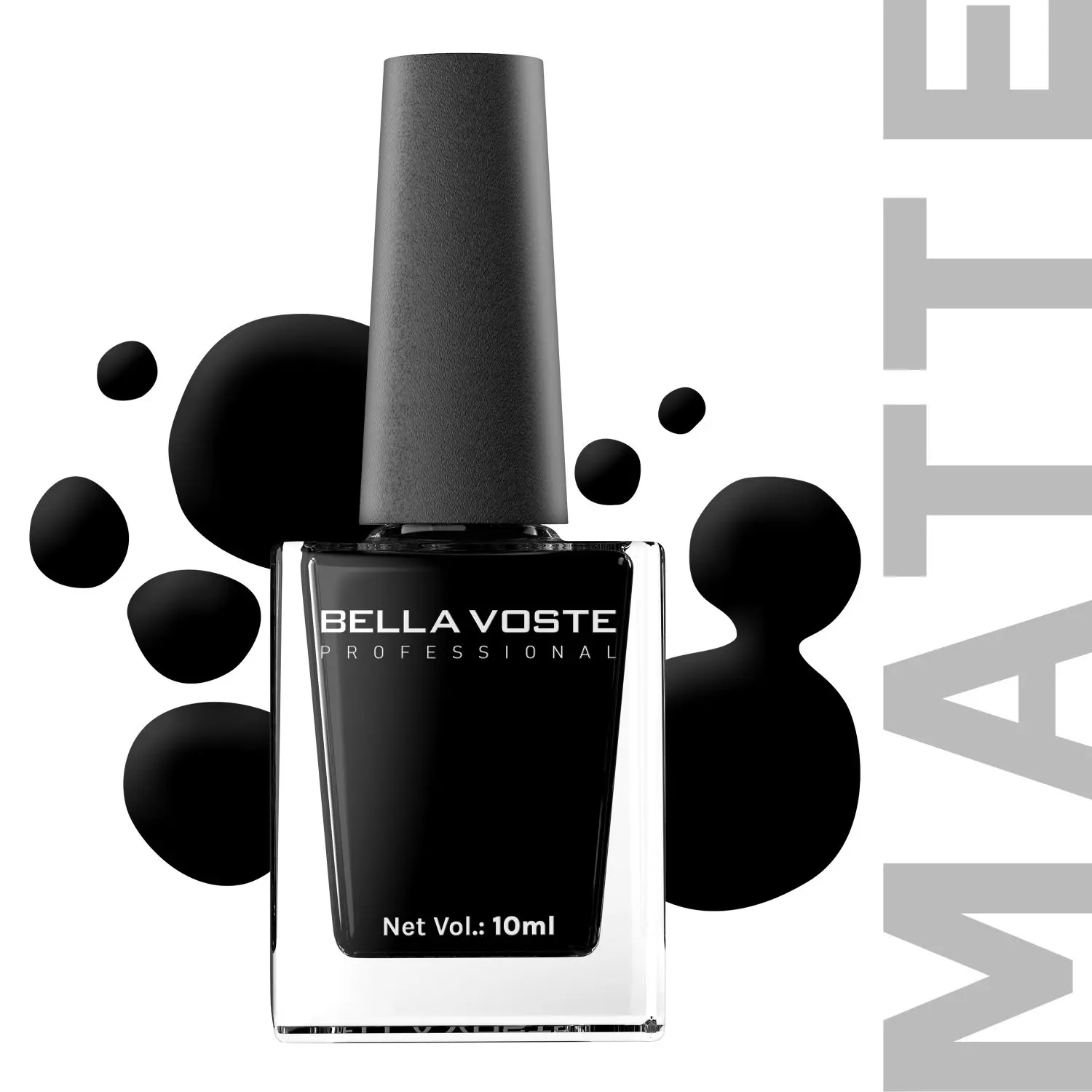 Bella Voste MATTE Nail Polish| Quick Drying Formula| Cruelty Free| Paraben Free & No Harmful Chemicals| Vegan | Lasts for 7 Days & more|Chip Resistant | DEEP MATT Formula with Smooth & Easy Application | Shade no-M06