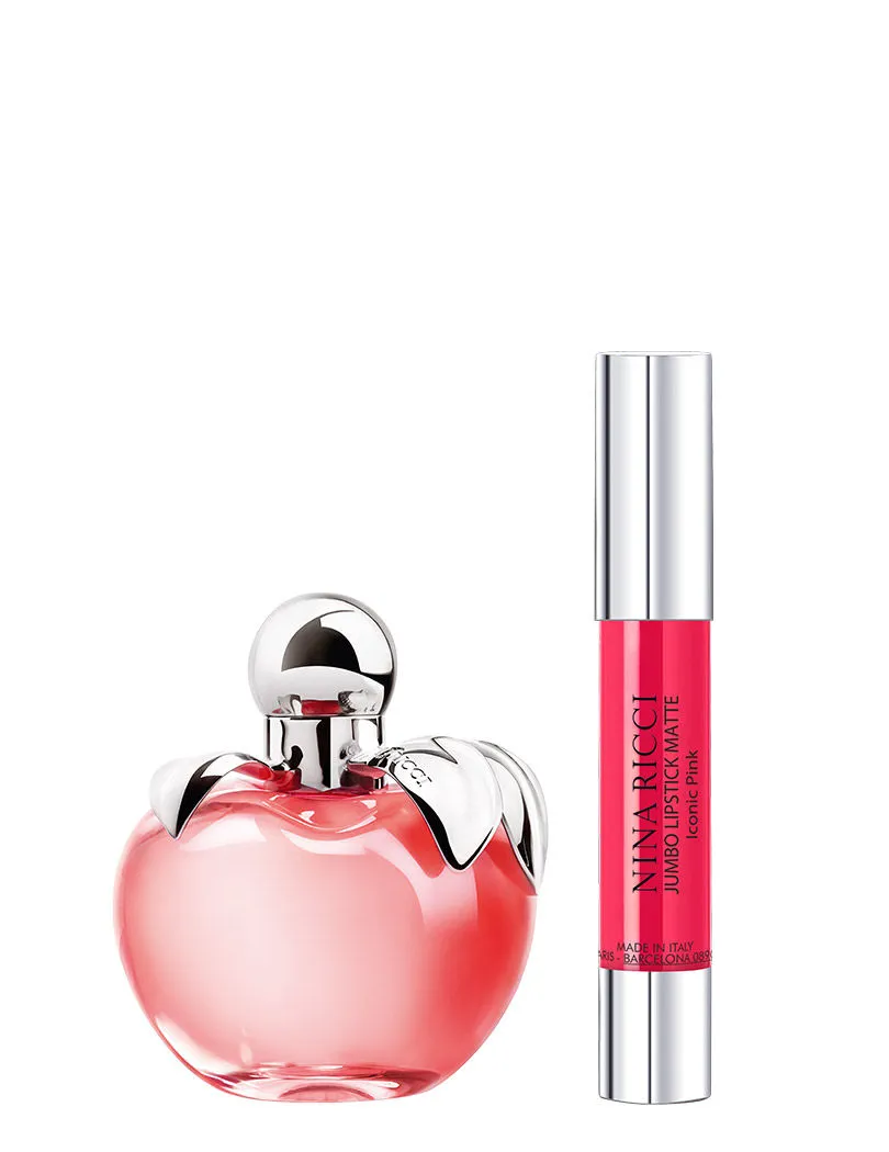 Nina Ricci Nina Eau De Toilette With Lipstick Gift Set