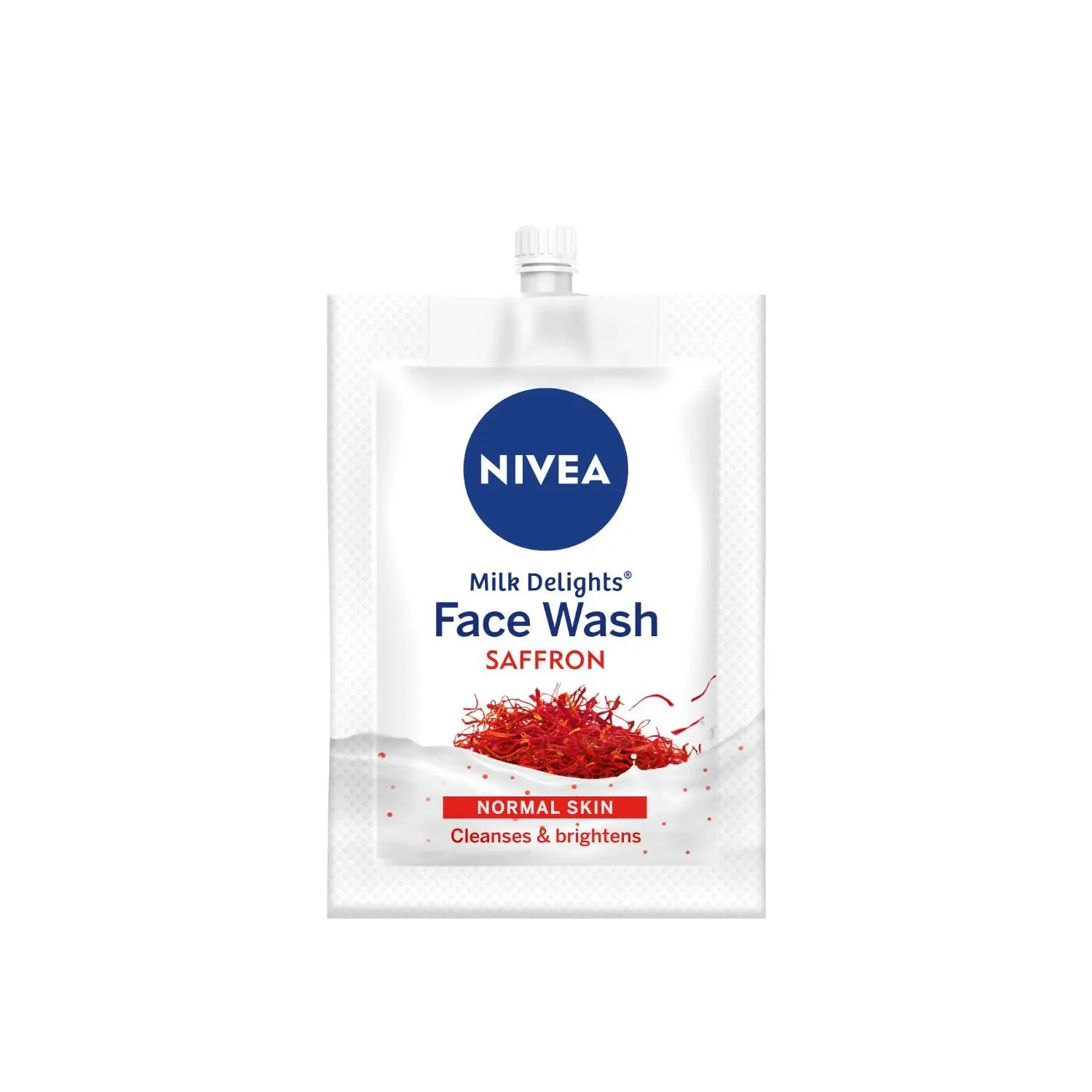 NIVEA Milk Delights Precious Saffron Face Wash, 8ml