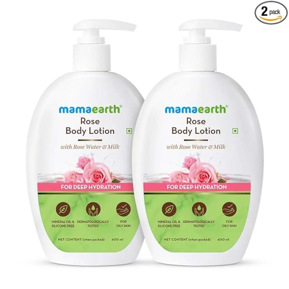 Mamaearth Rose Body Lotion - Pack of 2