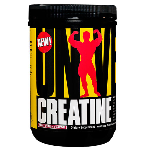 Universal Creatine Monohydrate Powder - Fruit Punch - 500 Grams