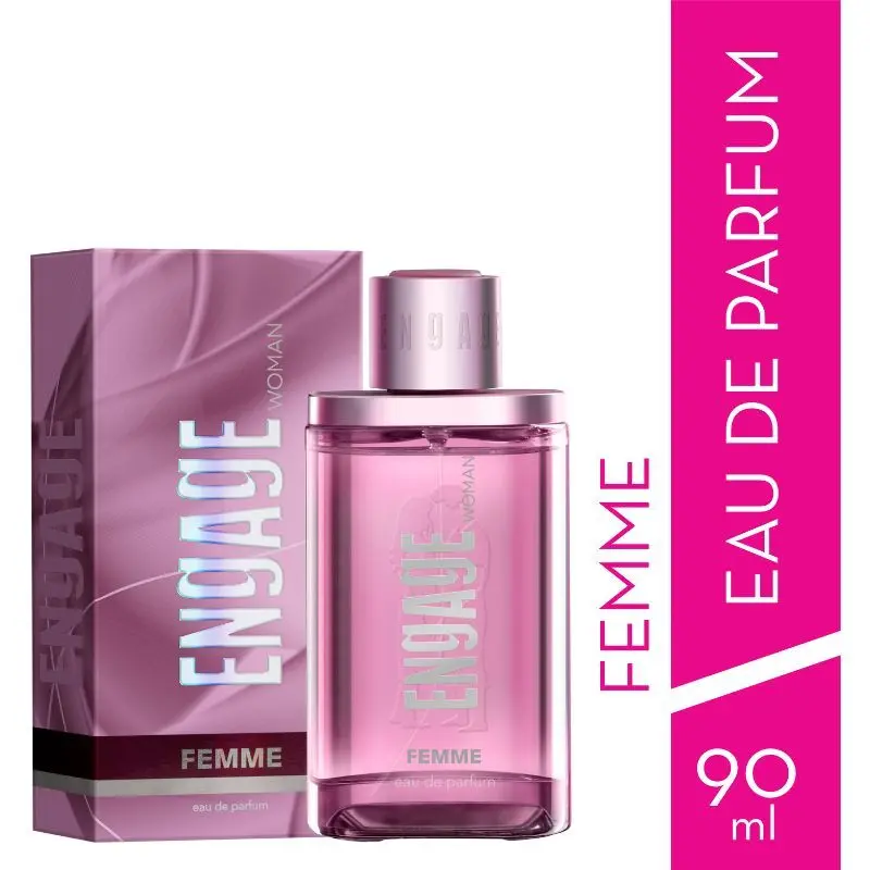 Engage Femme EDP Perfume for Women 90ml+3ml, Citrus and Floral, Premium Long Lasting Fragrance, Perfect Gift For Women, Skin Friendly, Everyday Fragrance