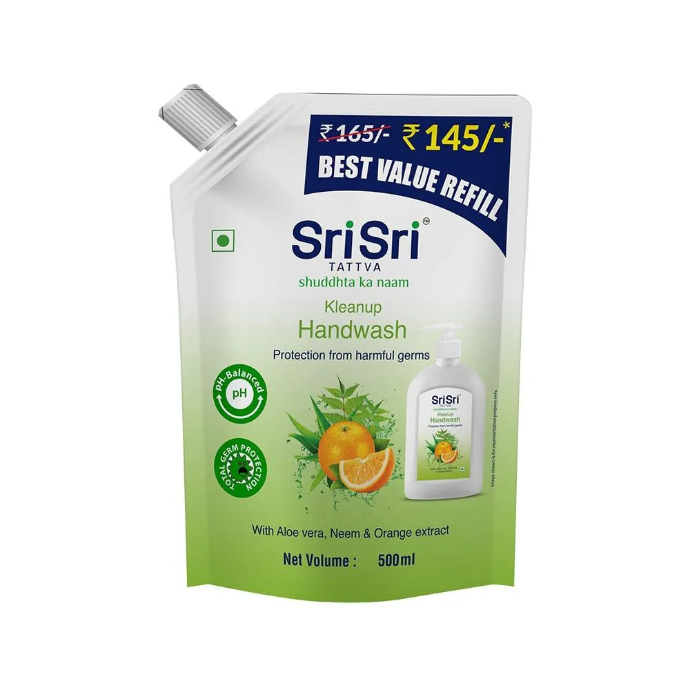 Sri Sri Tattva Kleanup Handwash Refl Pouch