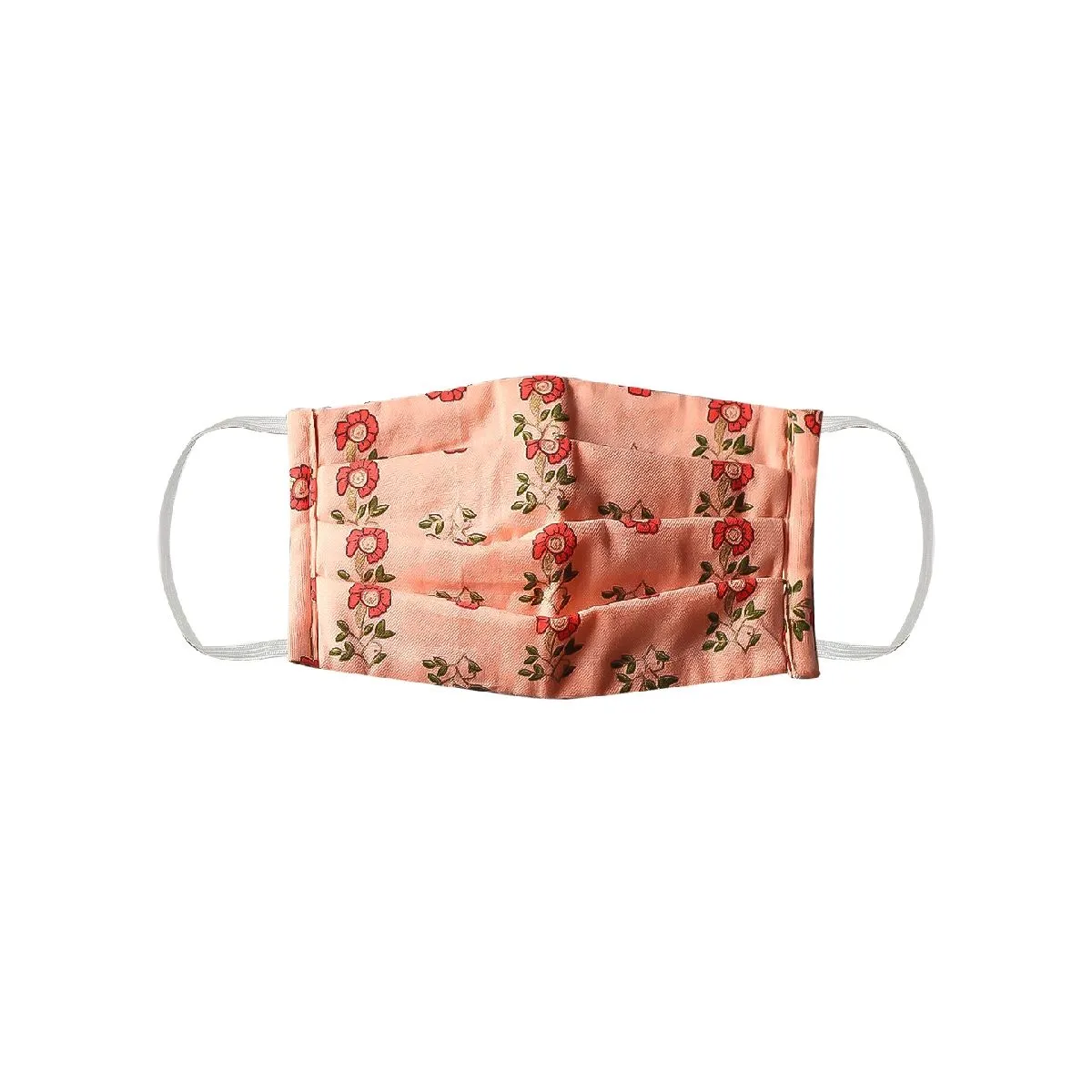 Bellofox 3-Ply Pink Floweret Cotton Face Mask