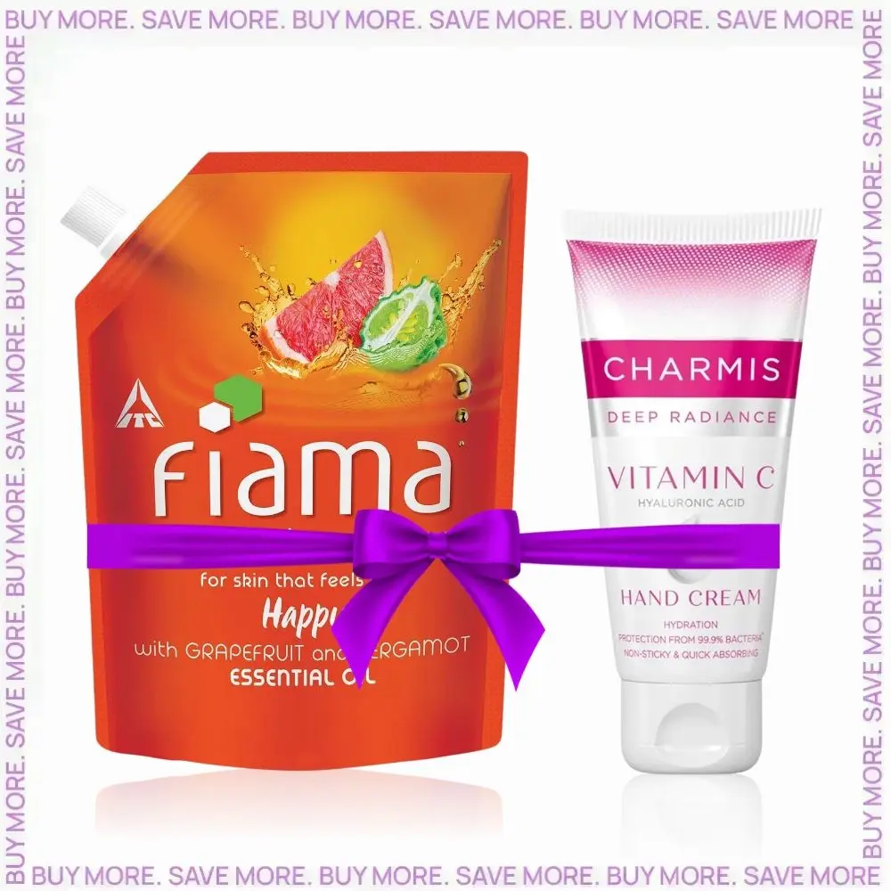 Fiama Happy Handwash & Charmis Soft Handcream combo