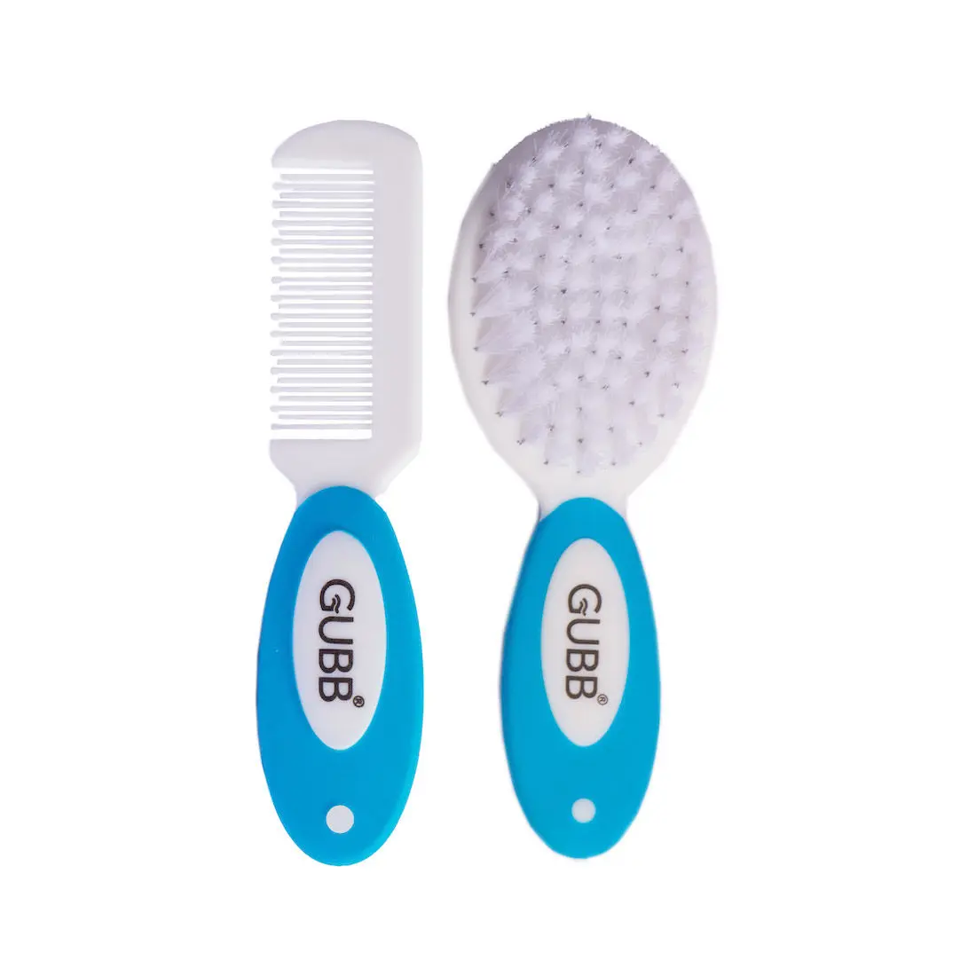 GUBB Baby Grooming Kit, Baby Comb & Brush Set - Blue