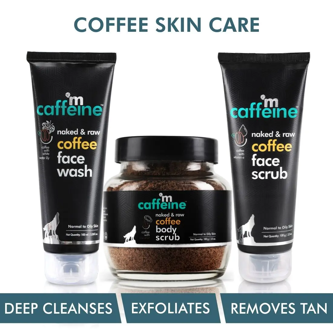 MCaffeine Complete Coffee Skin Care Combo (300 gm)