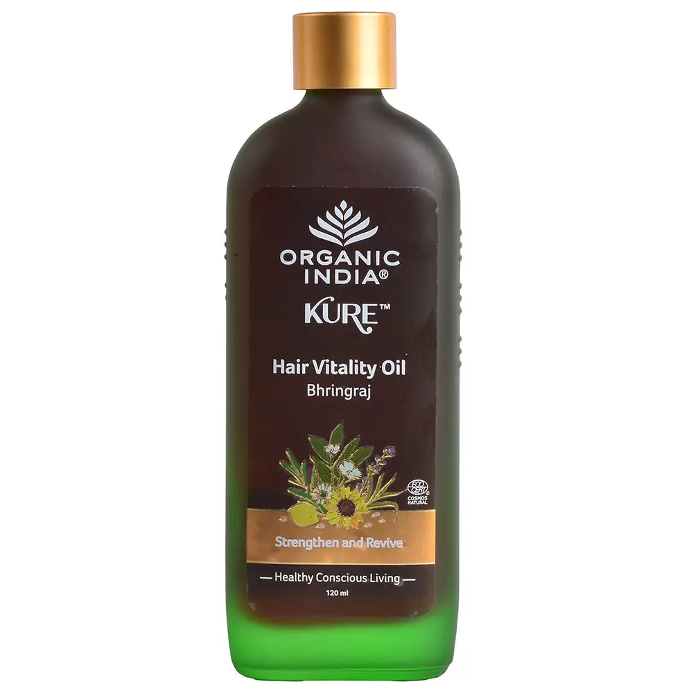 Organic India Hair Vitality Oil,  120 ml  Bhringraj