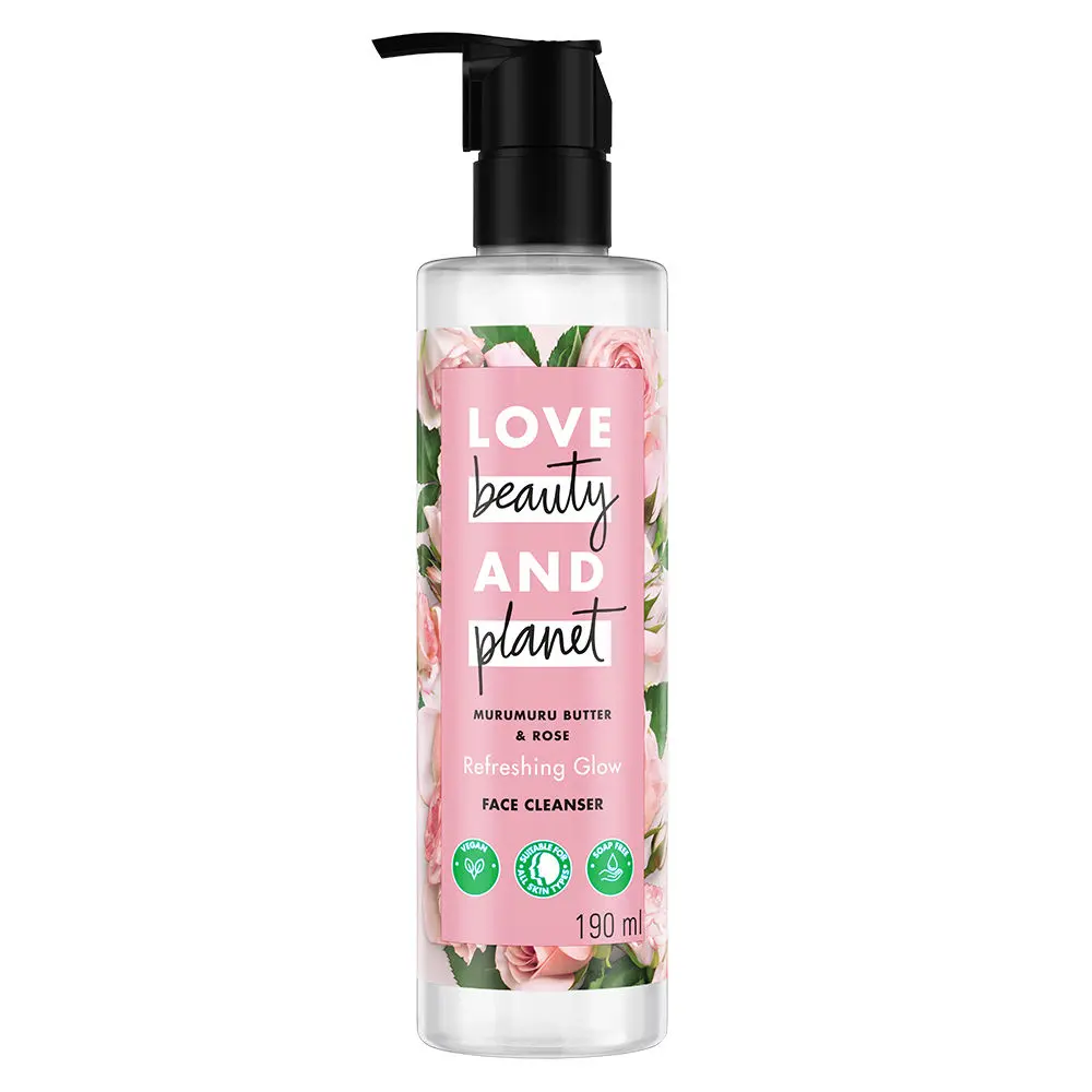 Love Beauty And Planet Murumuru Butter & Rose Face Cleanser 190 ml