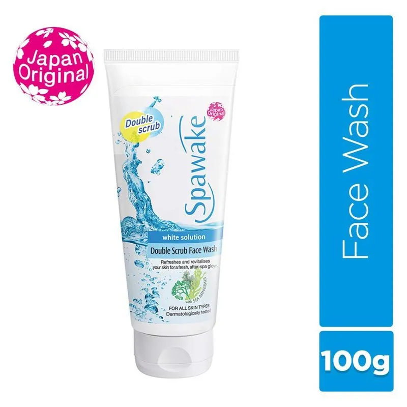 Spawake White Solution Double Scrub Face Wash