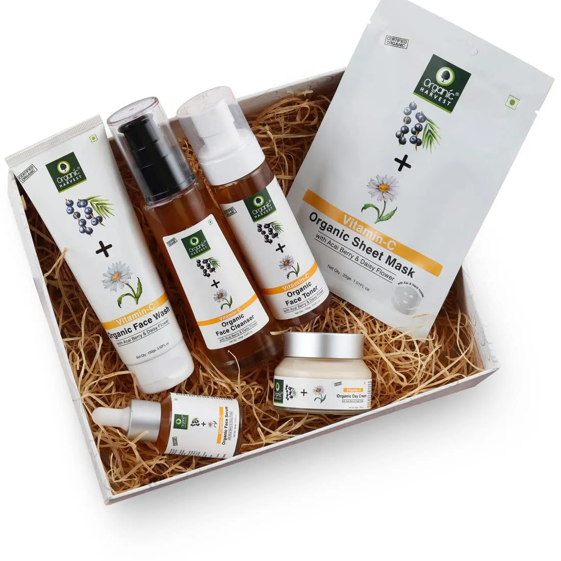 Organic Harvest Vitamin C Skin Care Beauty Gift Set