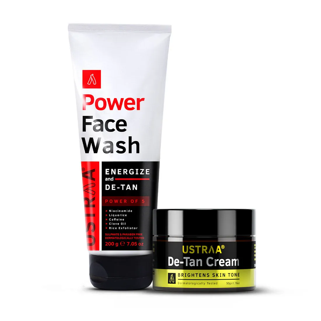 Ustraa Power Face Wash De-tan & De-tan Cream