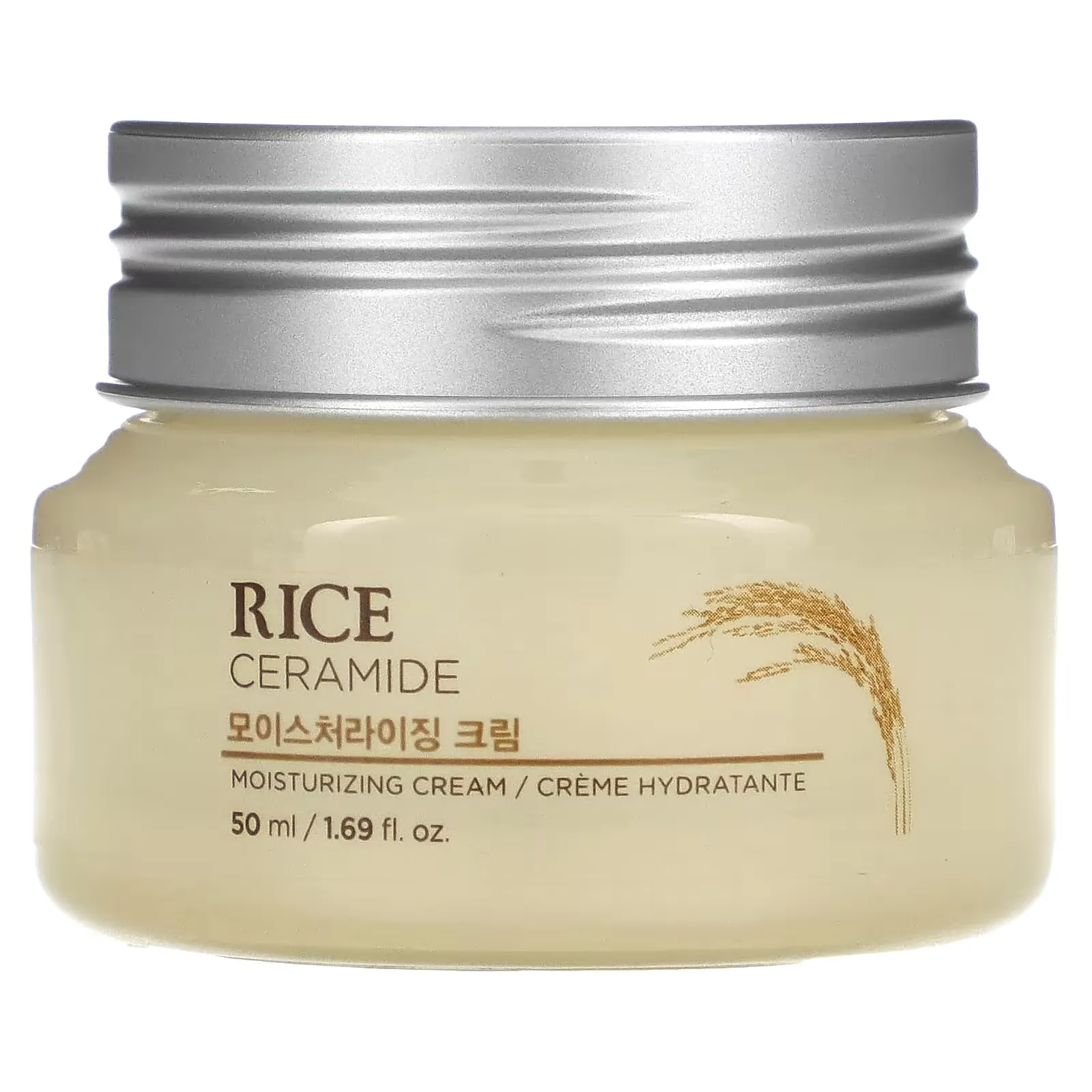 Rice Ceramide, Moisturizing Cream, 1.69 fl oz (50 ml)