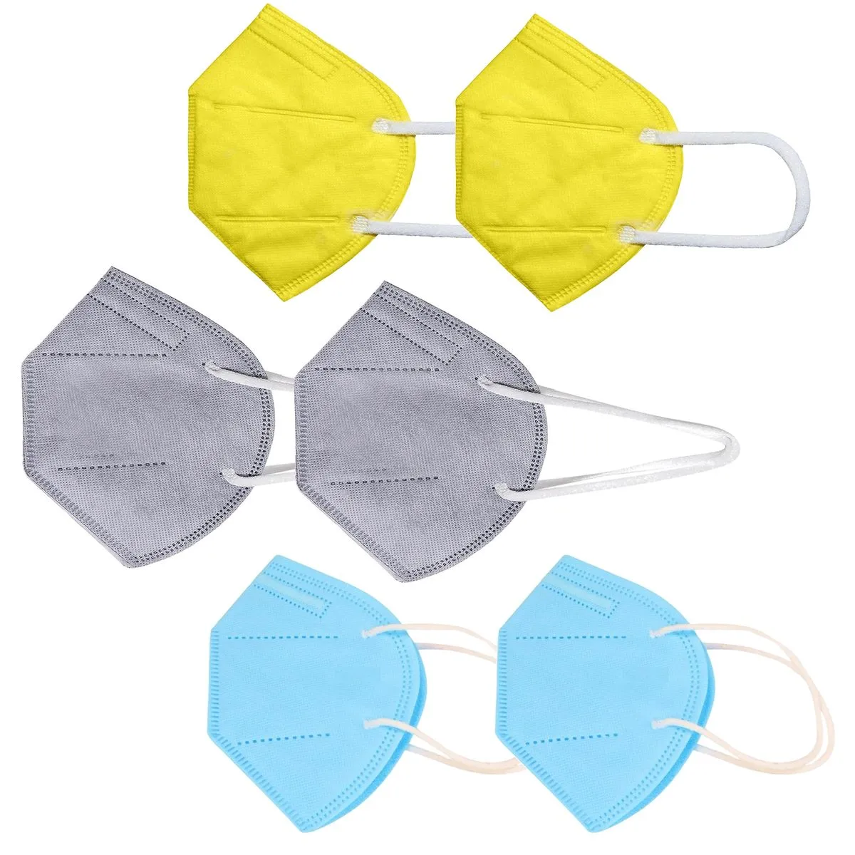 OOMPH Pack of 6 Kn95/N95 Anti-Pollution Reusable 5-Layer Mask