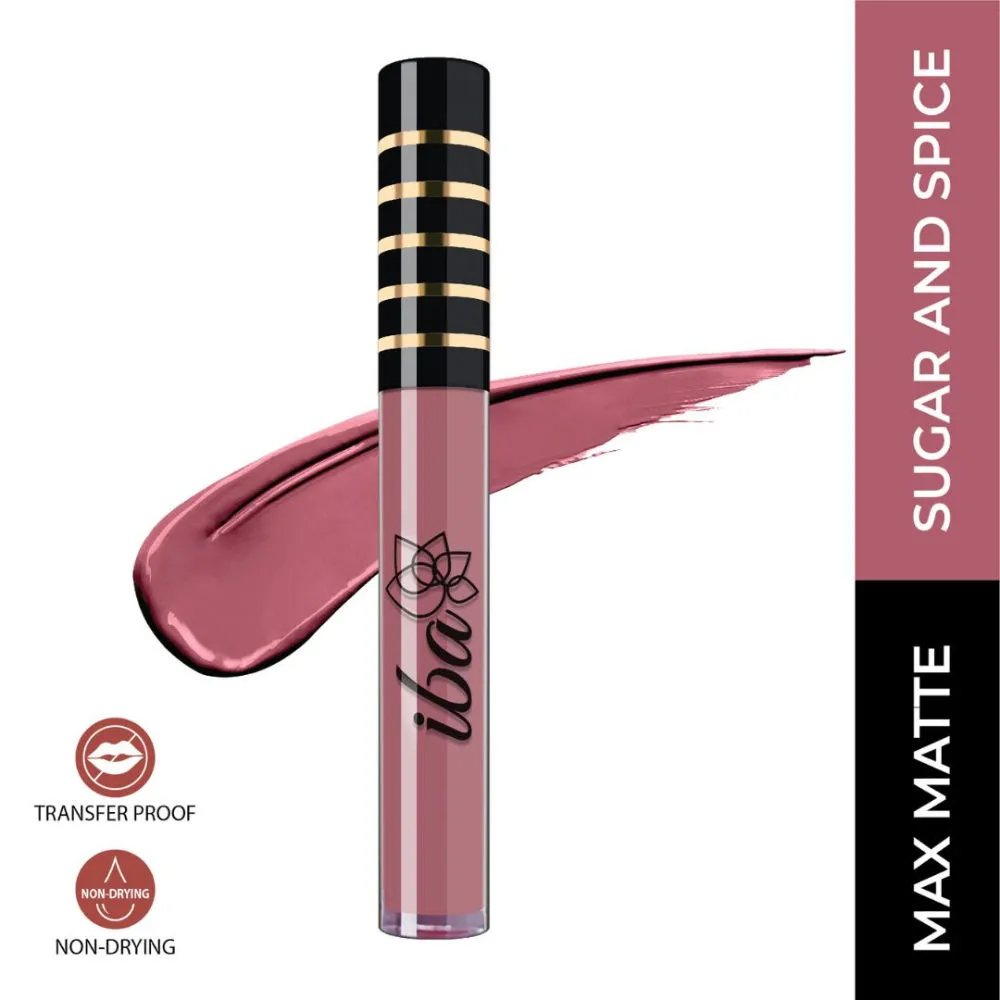 IBA Maxx Matte Liquid Lipstick - Sugar N Spice