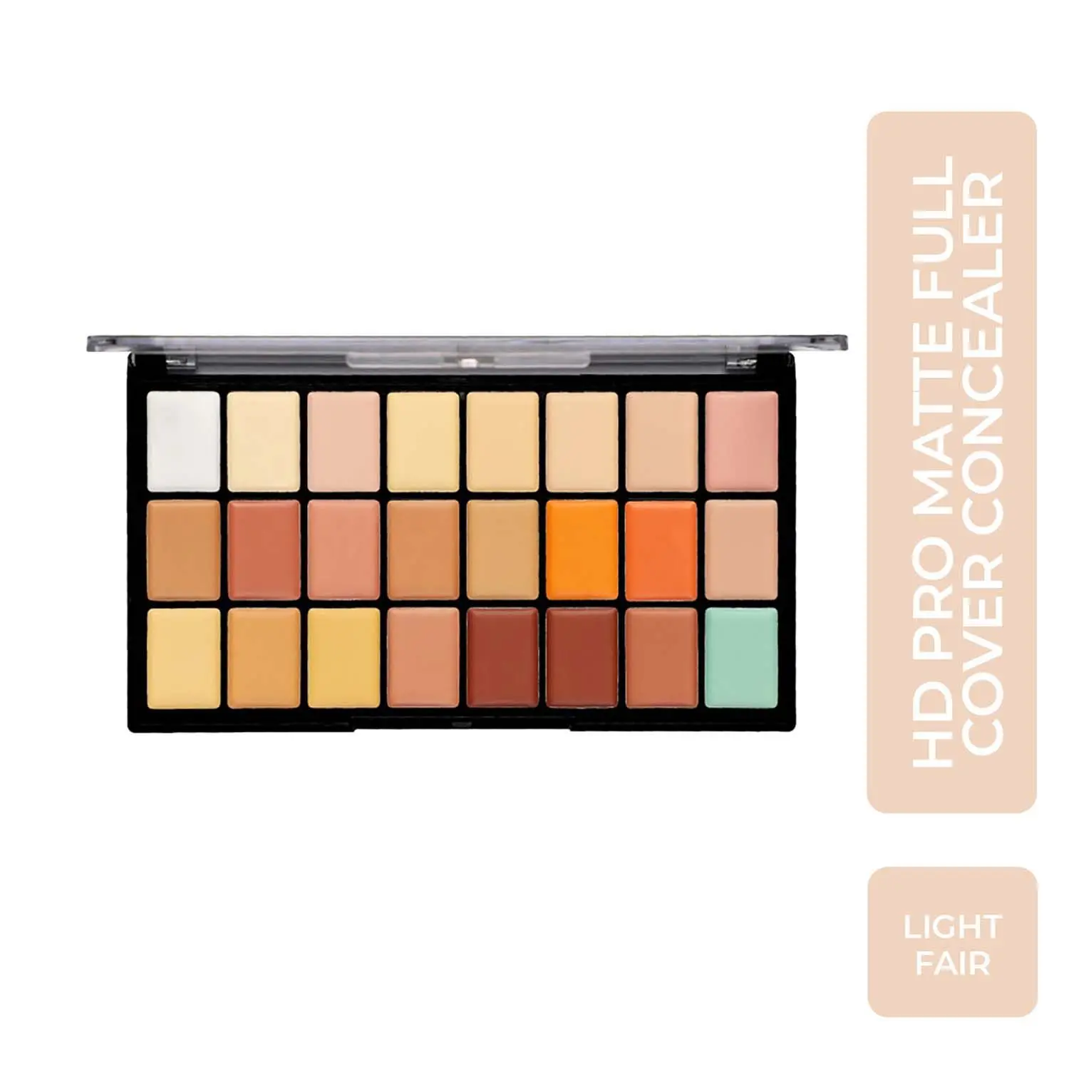 Half N Half Full Cover Concealer Makeup Kit Multicolour Palette, Fair Light (20.5g)