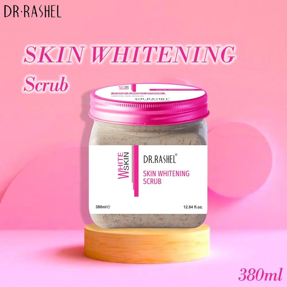 Dr.Rashel Skin Whitening Face and Body Scrub For All Skin Types (380 ml)