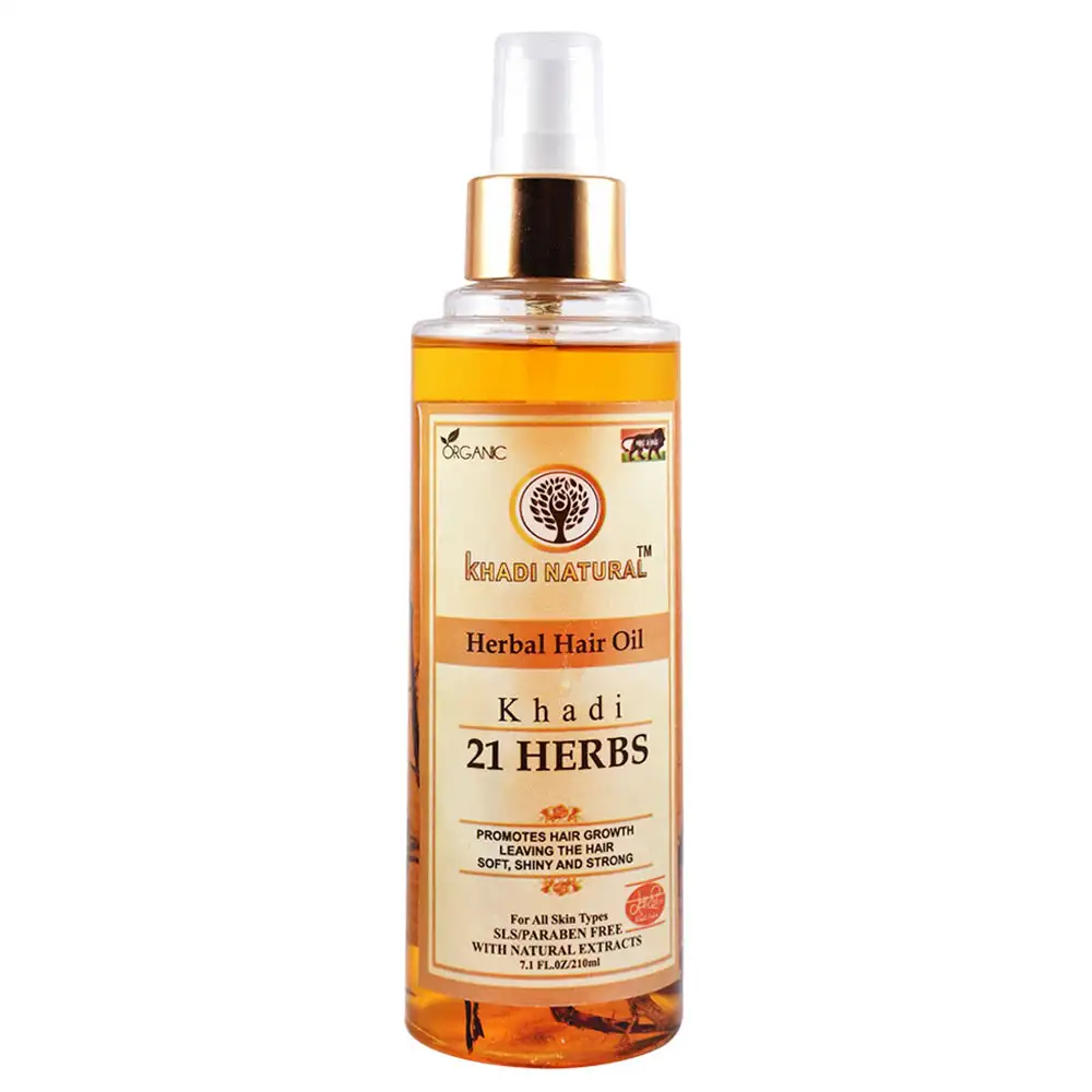 Khadi Natural Herbal Hair Oil,  210 ml  21 Herbs