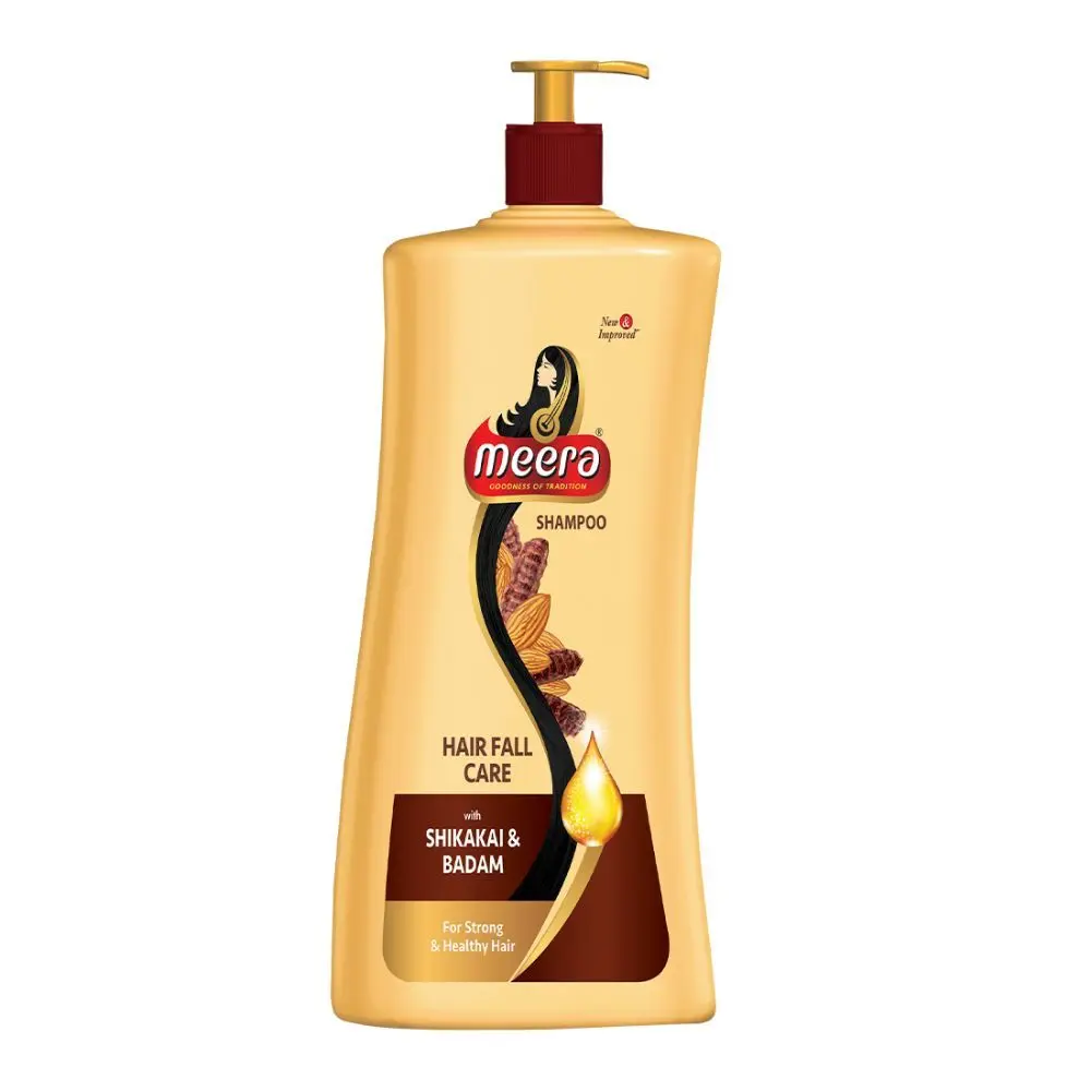 Meera SHAMPOO HAIR FALL CARE WITH SHIKAKAI & BADAM FOR STRONG & HEALTHY HAIR 1L