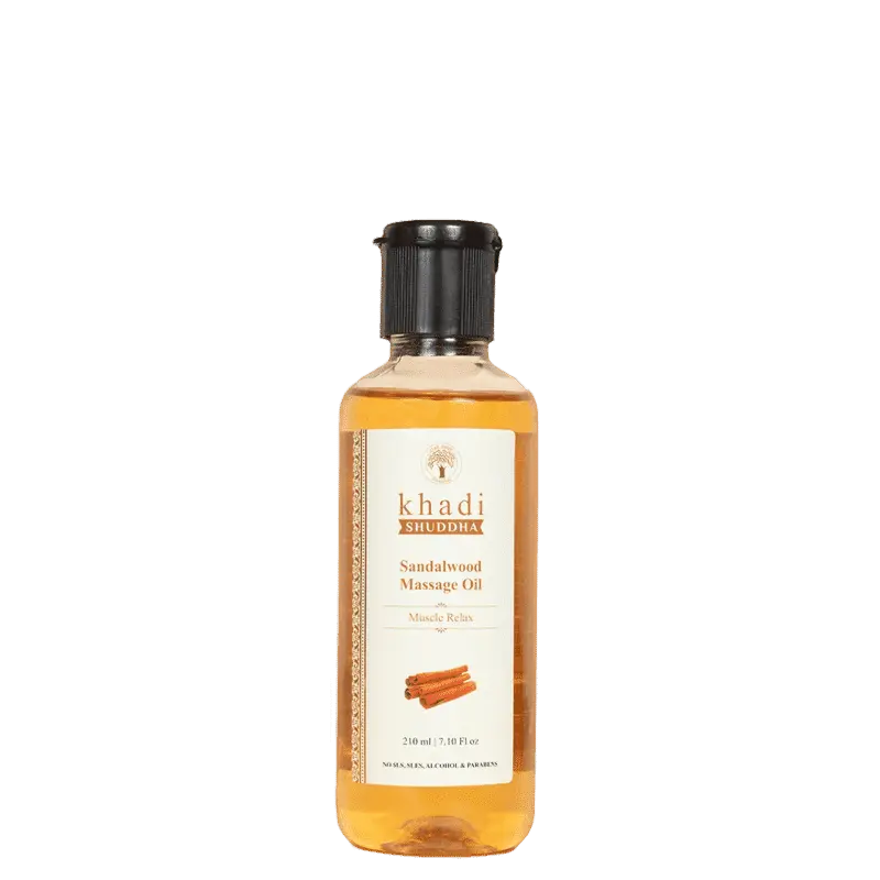 Khadi Shuddha Sandalwood Massage Oil (210 ml)