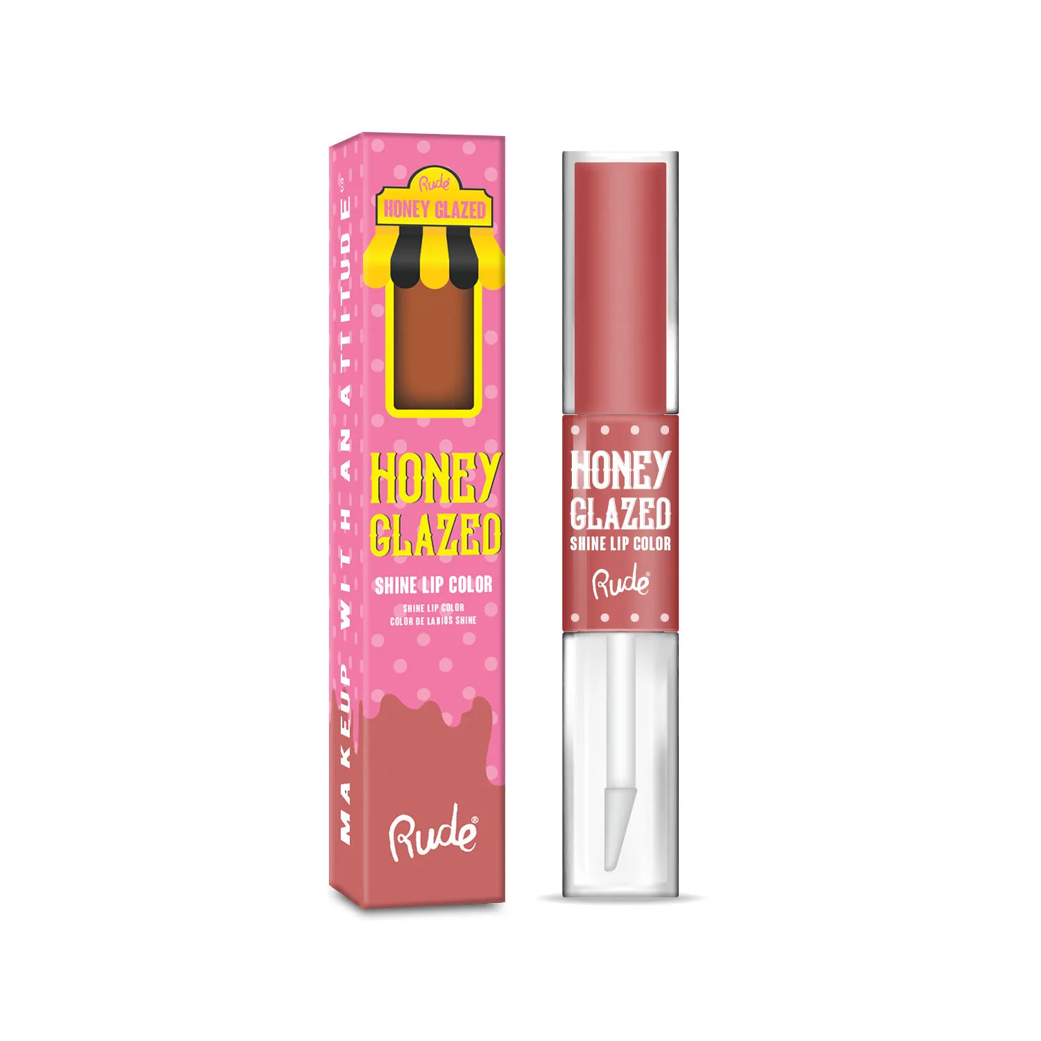 Rude Cosmetics Honey Glazed Shine Lip Color - Sprinkled