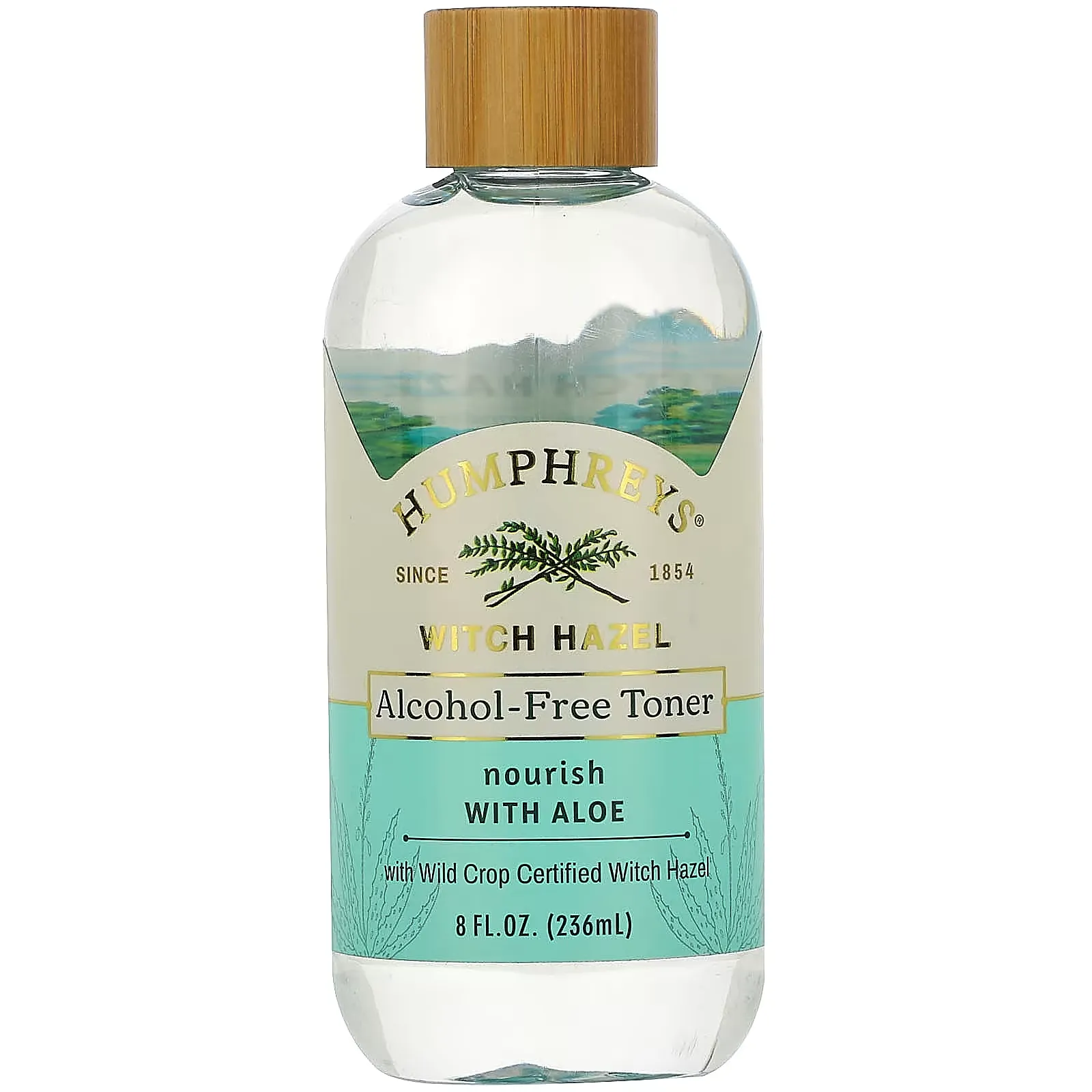 Witch Hazel, Alcohol Free Toner with Aloe, Nourish, 8 fl oz (236 ml)