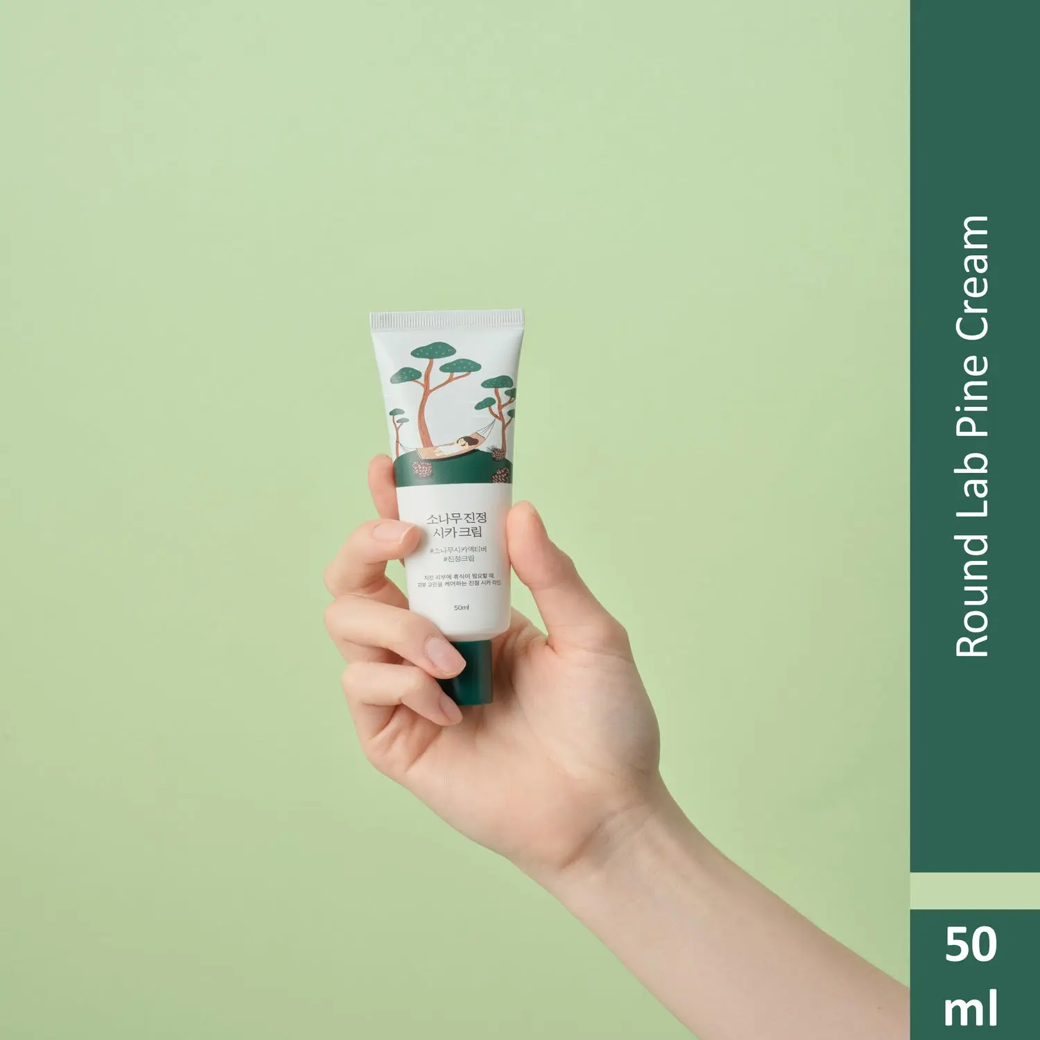 Round Lab Pine Calming Cica Cream (50Ml) | Korean Skin Care