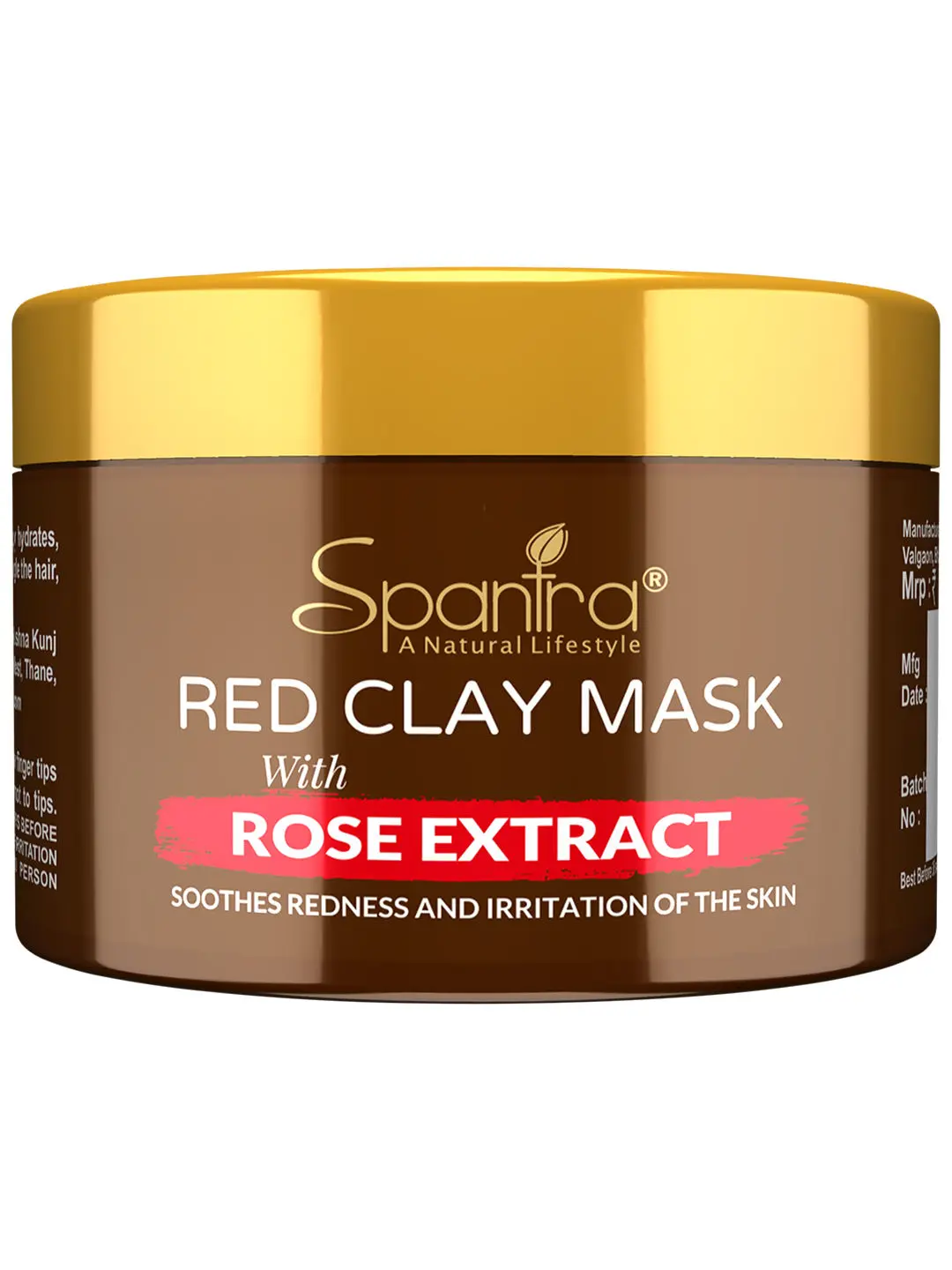 Spantra Red Clay Mask with Rose Extract (125 g)