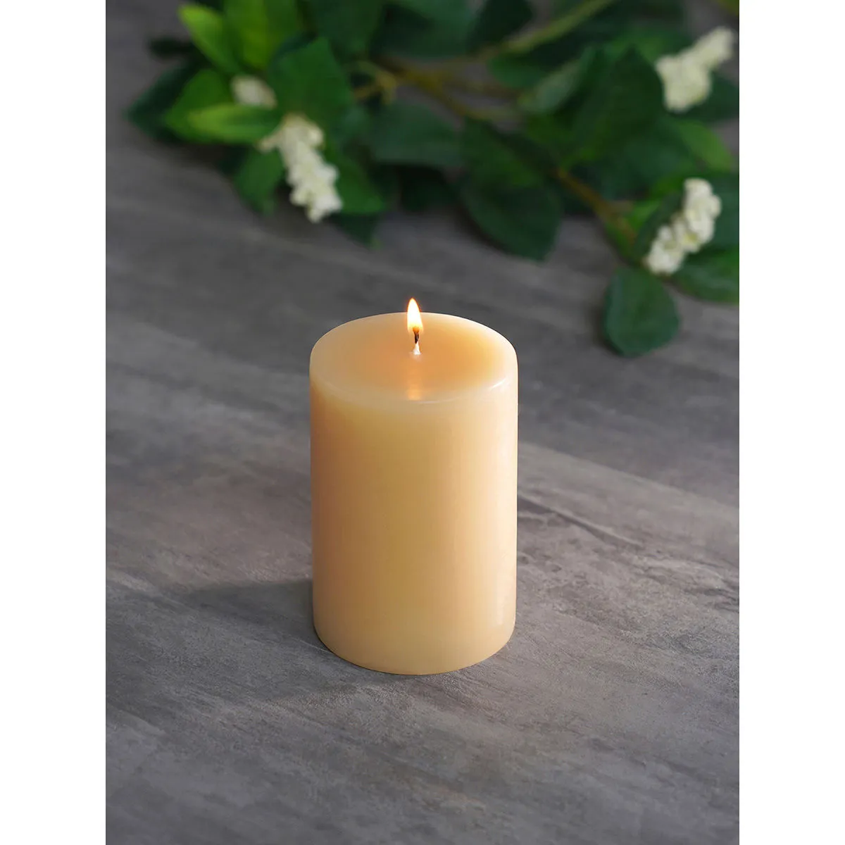 Pure Home + Living Beignet Divine Pillar Candle Large (Set of 2)