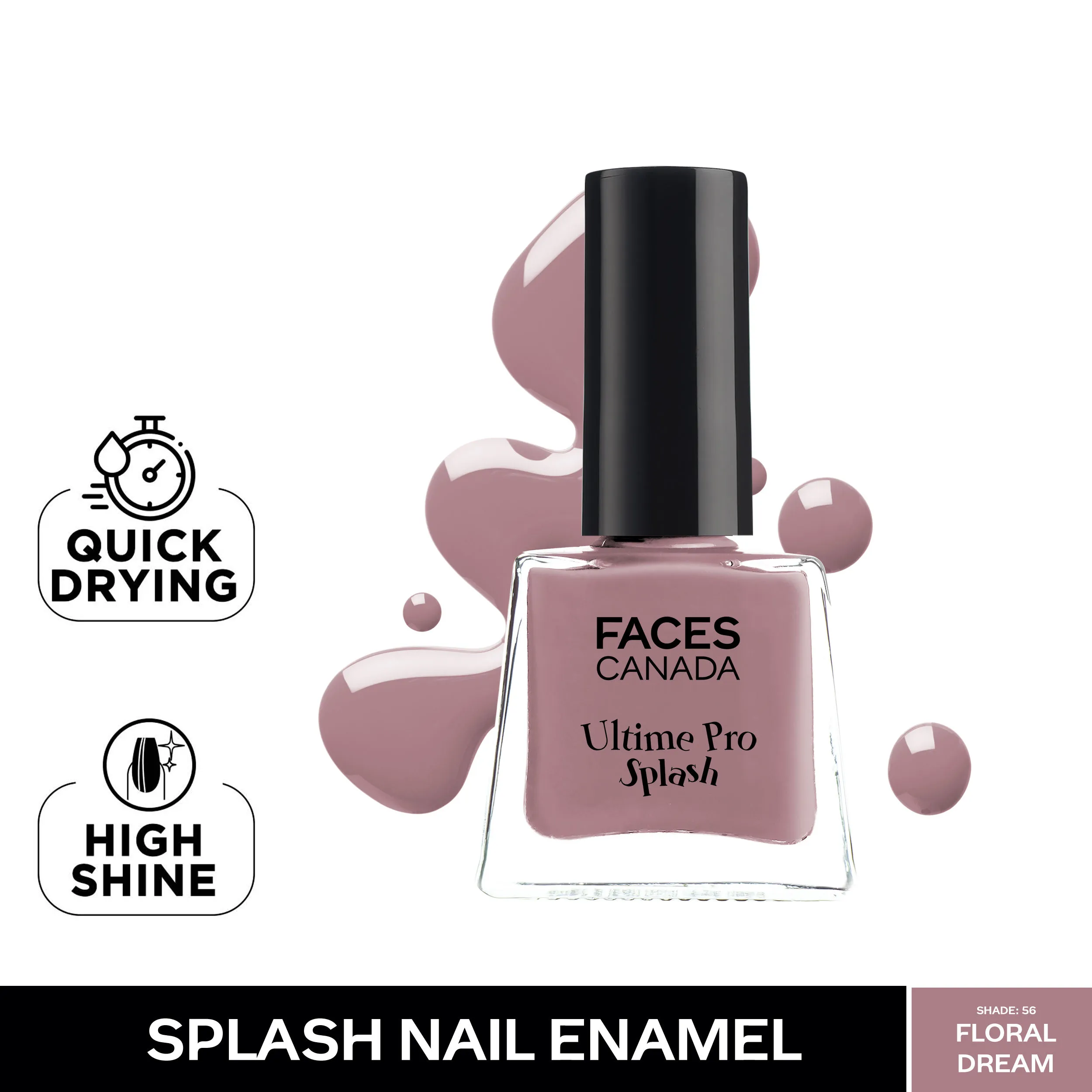 Faces Canada Ultime Pro Splash Nail Enamel - Floral Dream 56