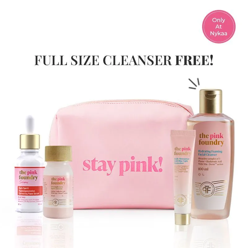 The Pink Foundry Treat, Clear & Brighten Set