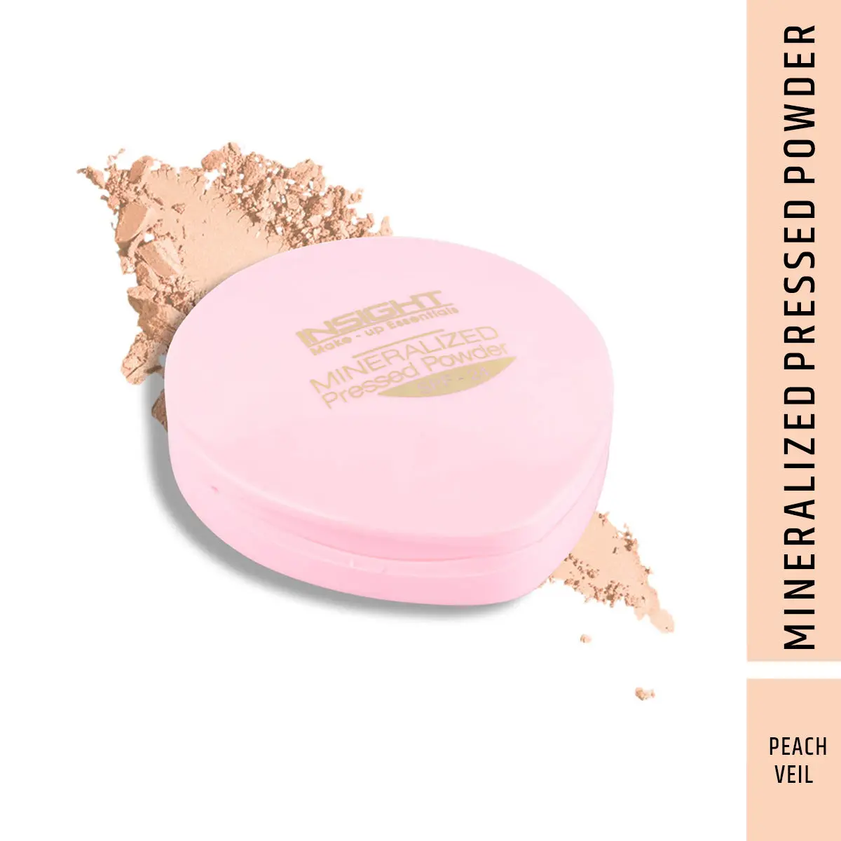 Insight Mineralized Pressed Powder Spf 24 (C-33) - Peach Veil (9Gm)