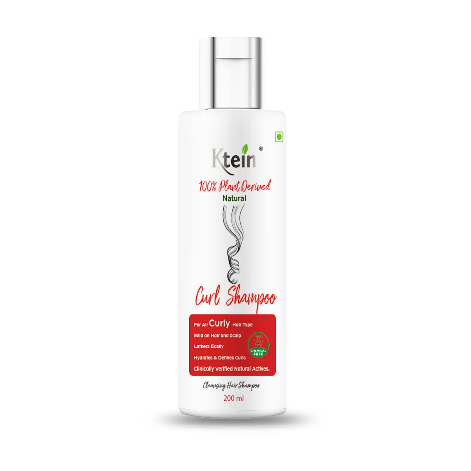 Ktein Natural 100% Plant Derived Curl Shampoo(200ml)