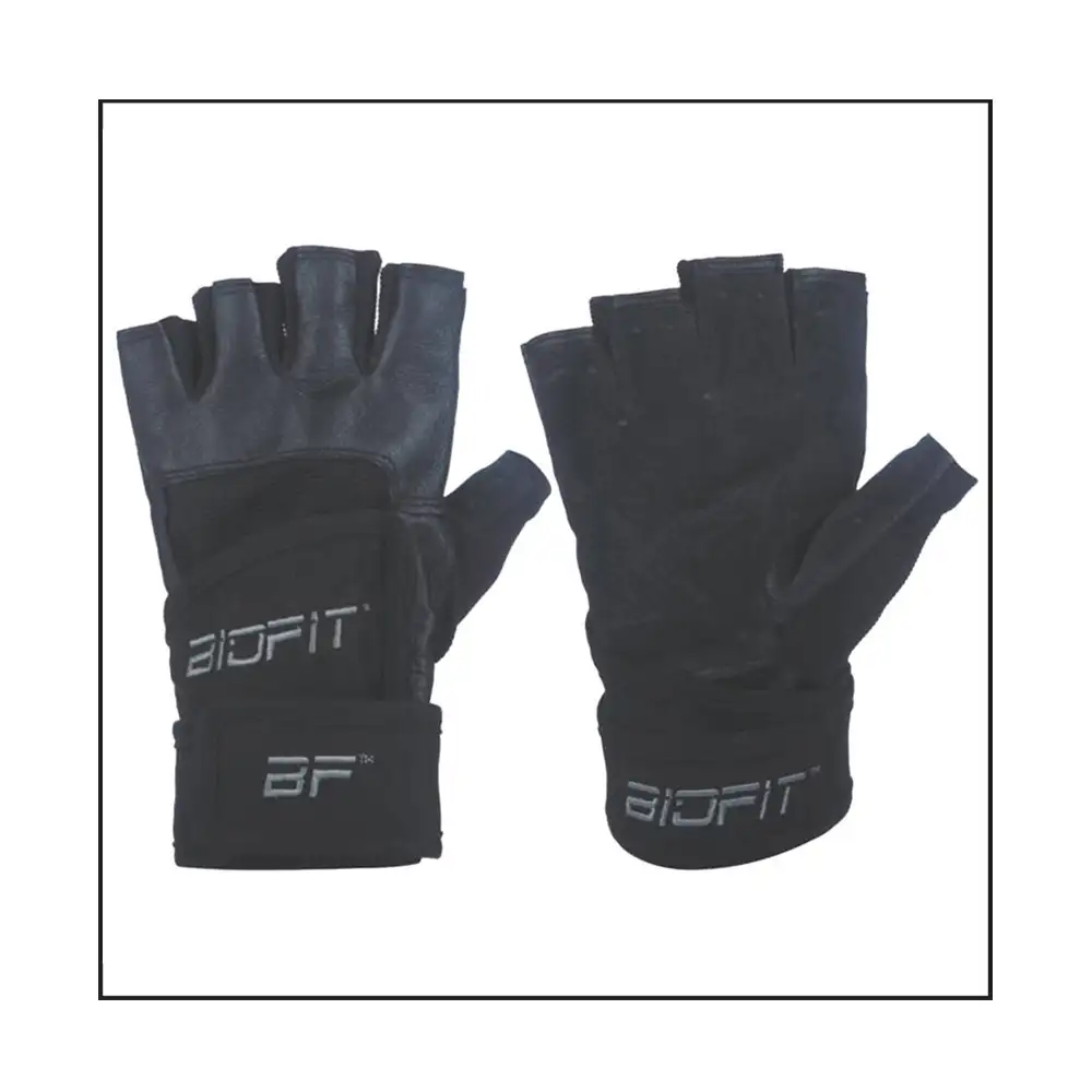 Biofit Classic Wrist Wrap Gloves (1110),  Black  XL