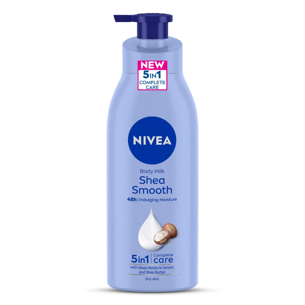 NIVEA Body Lotion for Dry Skin, Shea Smooth, with Shea Butter