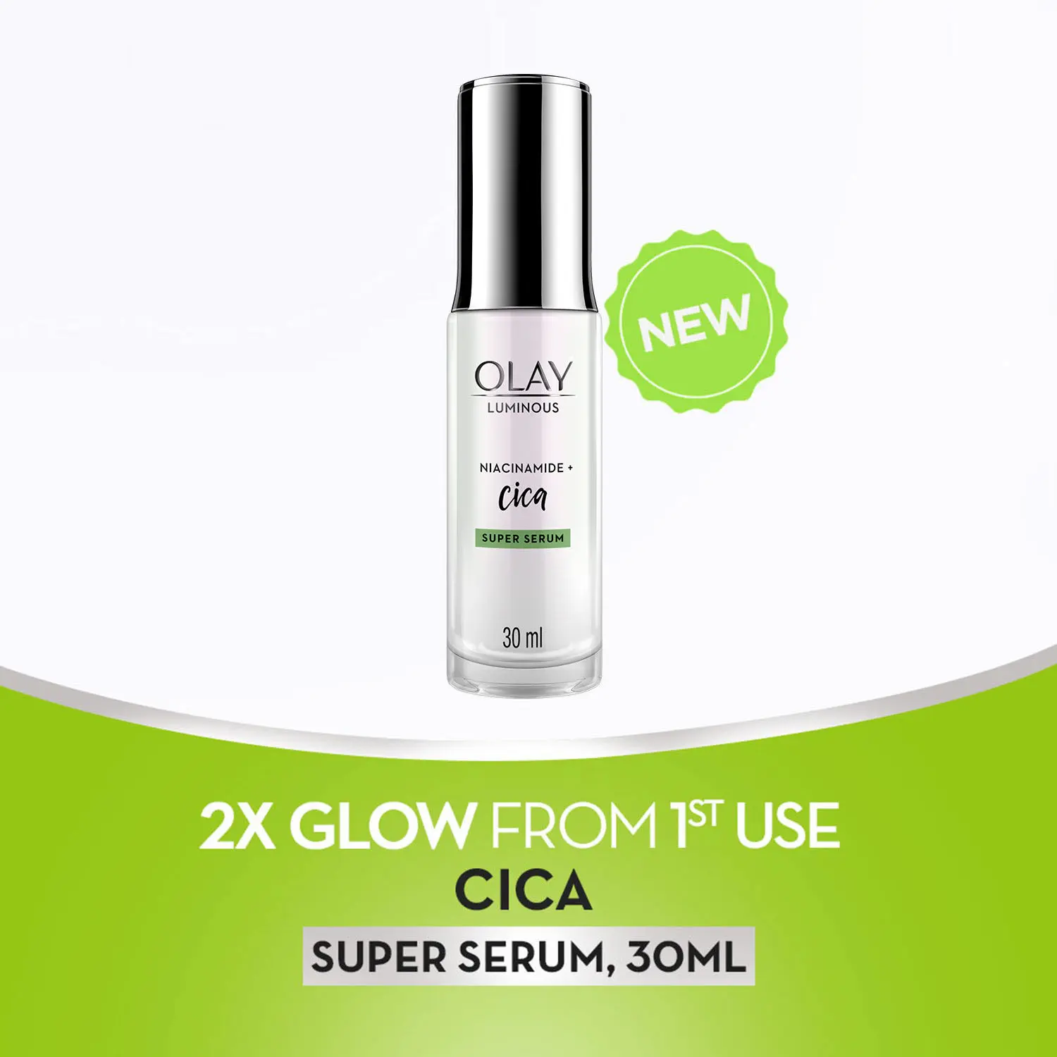 Olay Luminous Cica Super Serum,30 ml| with Cica & Niacinamide