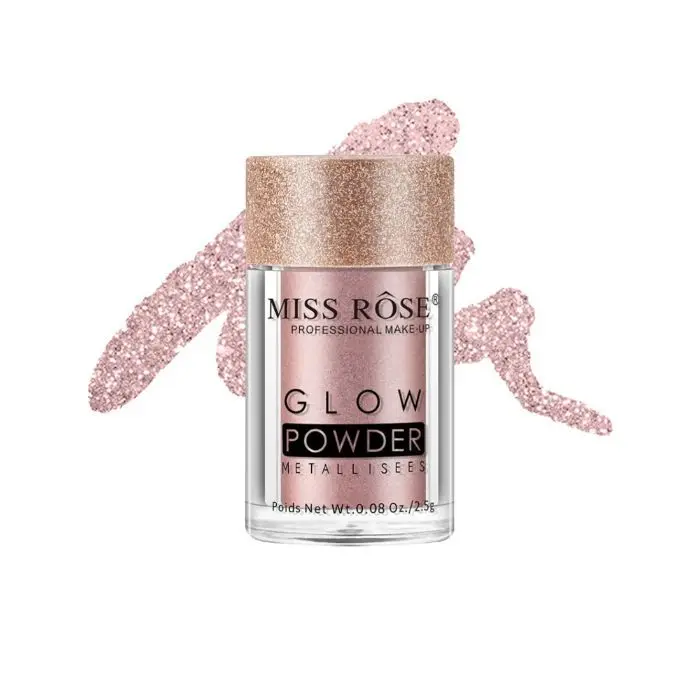 MISS ROSE Single Glow Powder Metalises Eyeshadow 7001-010M5