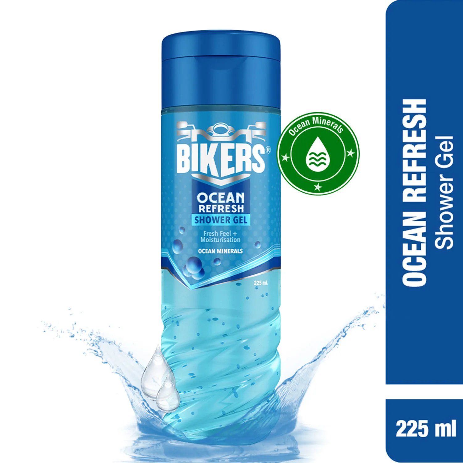 Biker's Ocean Refresh Mineral Shower Gel